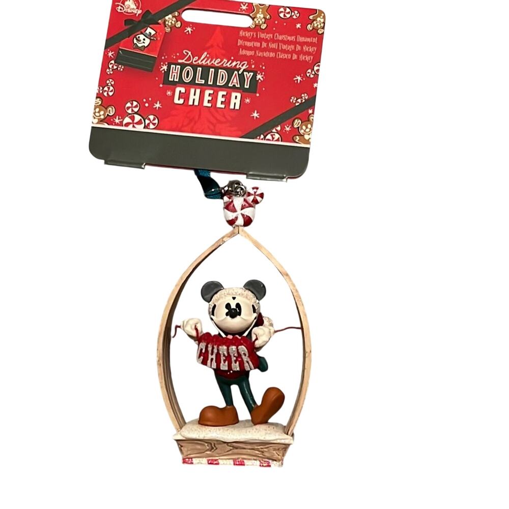 Disney Sketchbook Mickey Cheer New Ornaments 2022